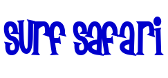 Surf Safari шрифт